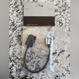 Audi OEM Adapter Cable for iPod/iPhone w/Lightning Connector NEW #4F0 051 519 AL